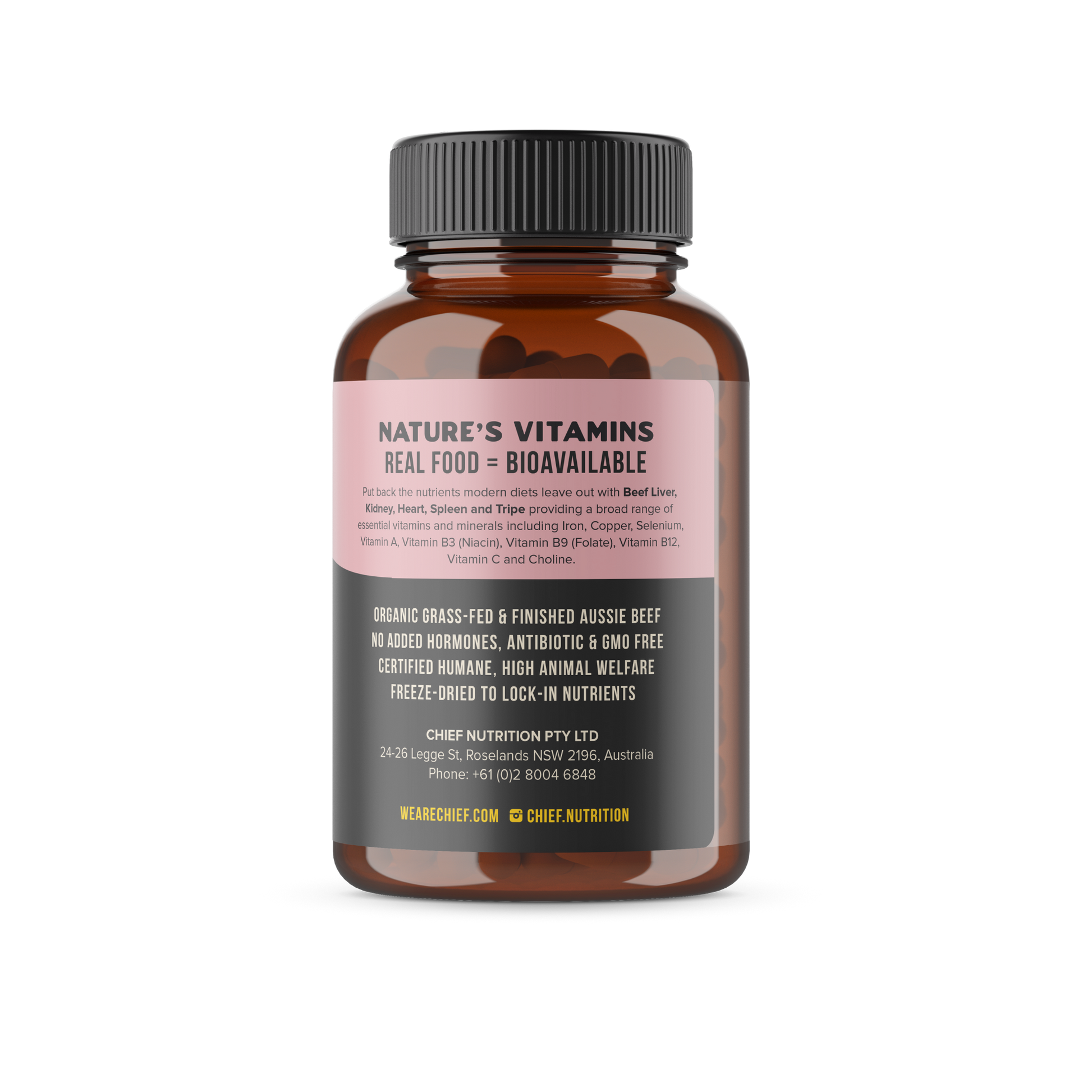 Organic Beef Offal Multivitamin (120 Capsules)