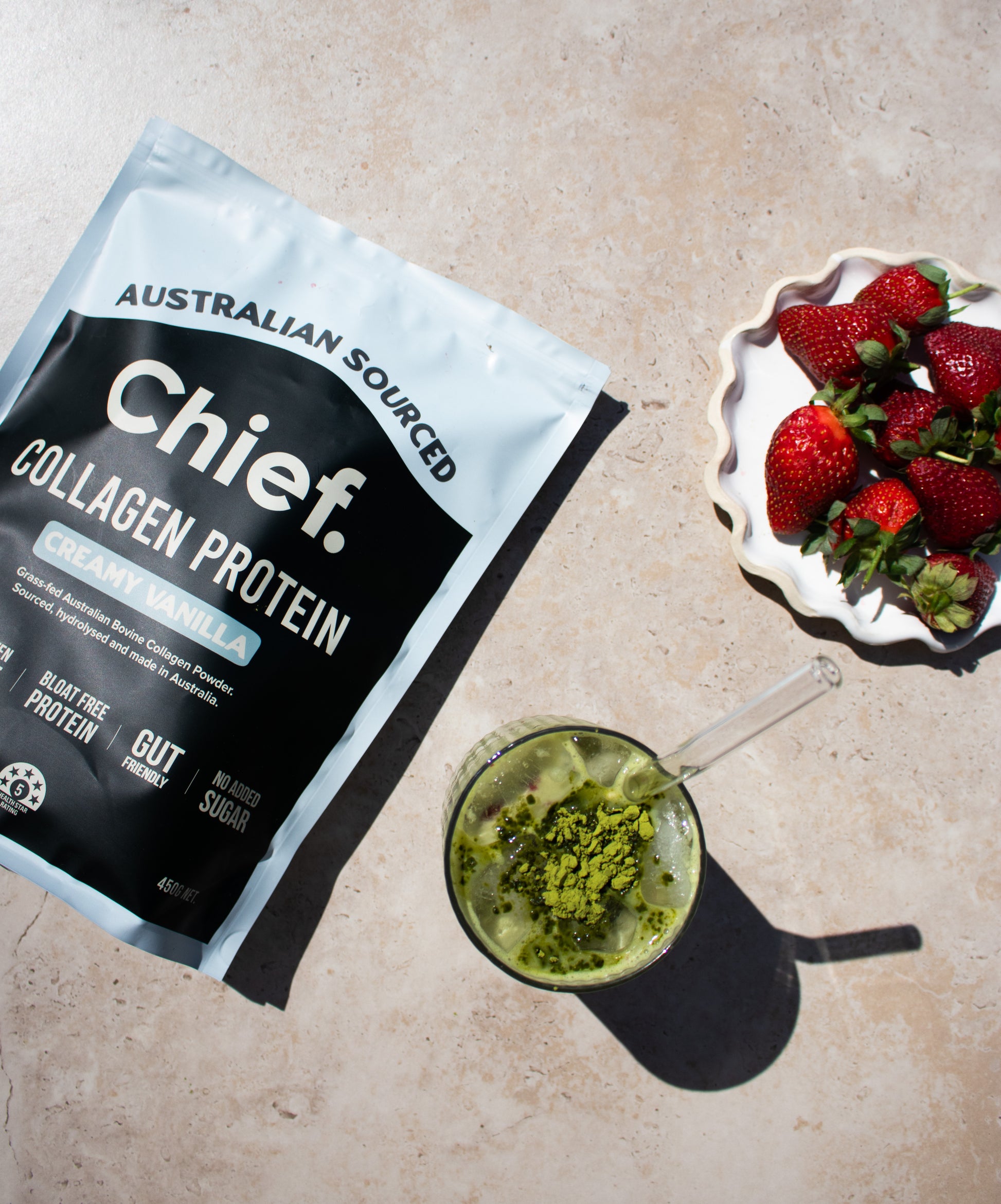 Grass-fed Collagen Protein Powder - Creamy Vanilla (30 serves)
