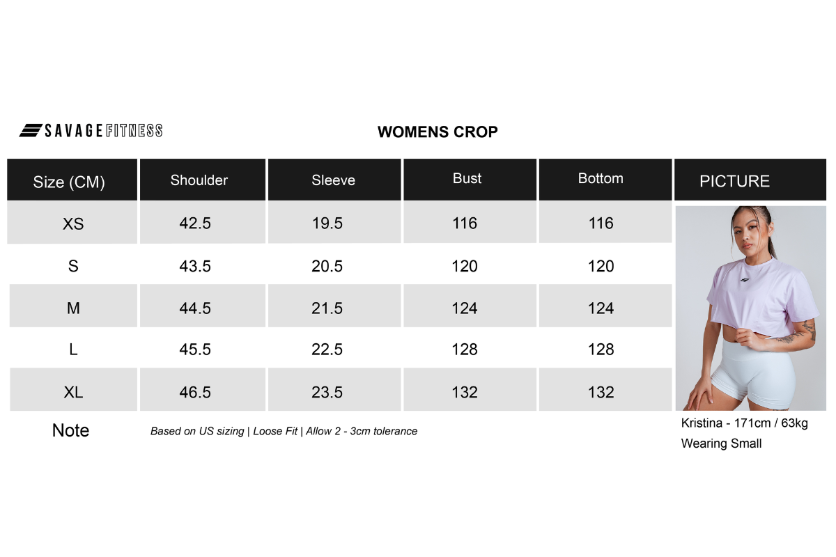Women's Crop Tee - White