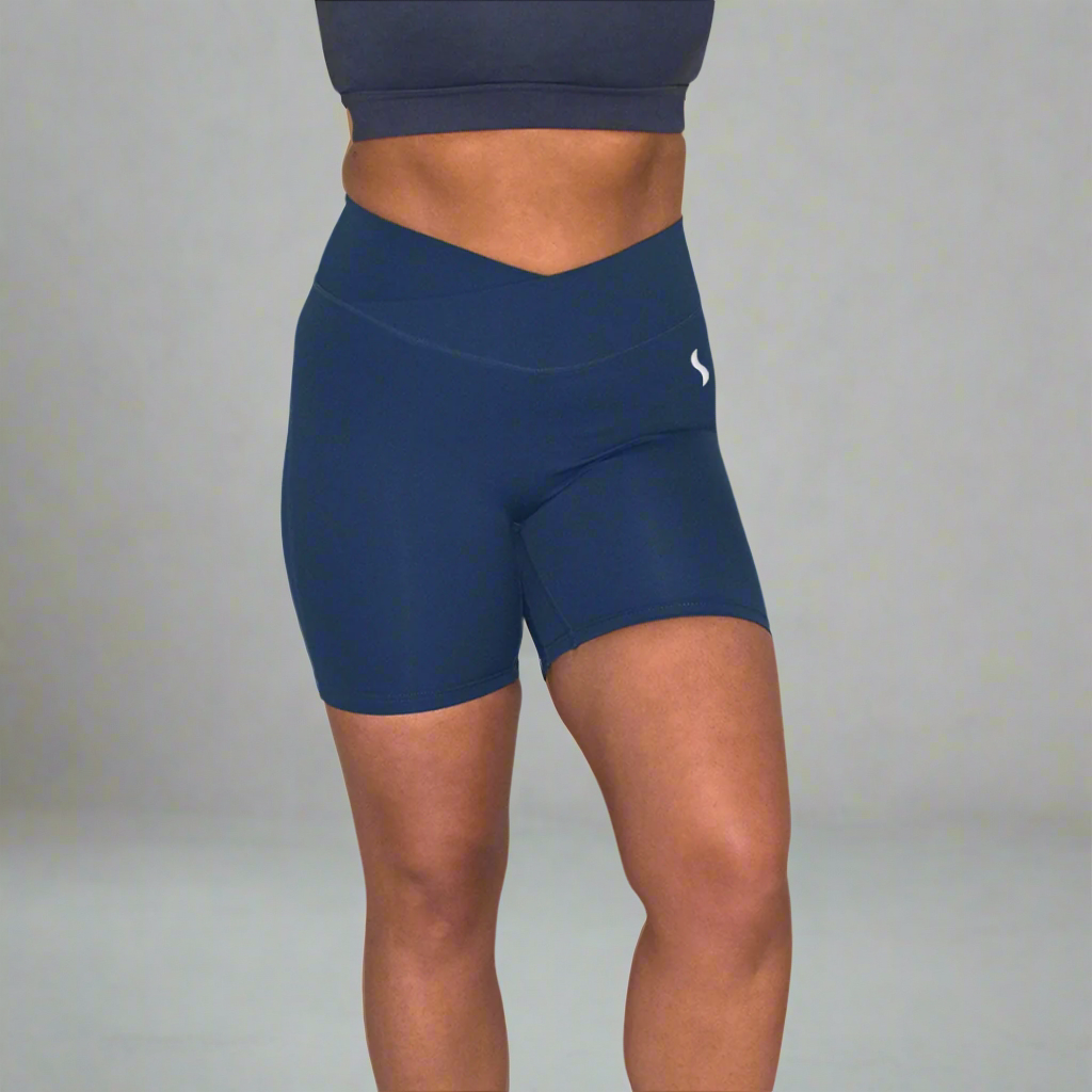 Scrunch Bike Shorts Navy
