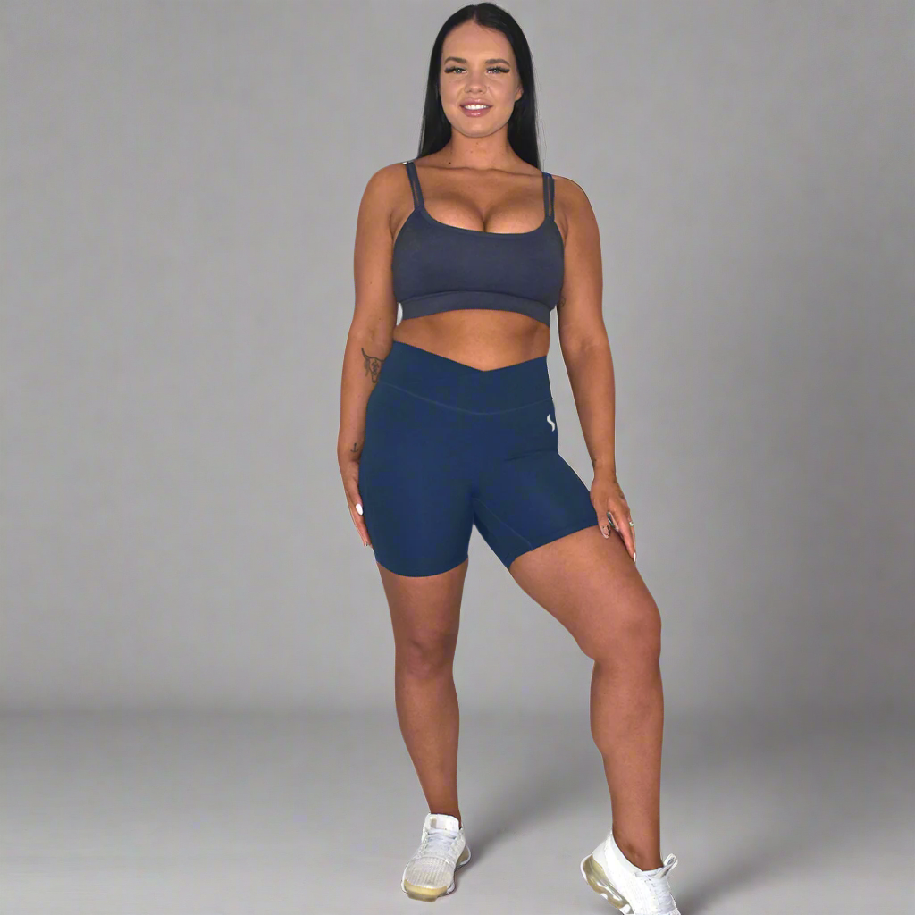 Scrunch Bike Shorts Navy