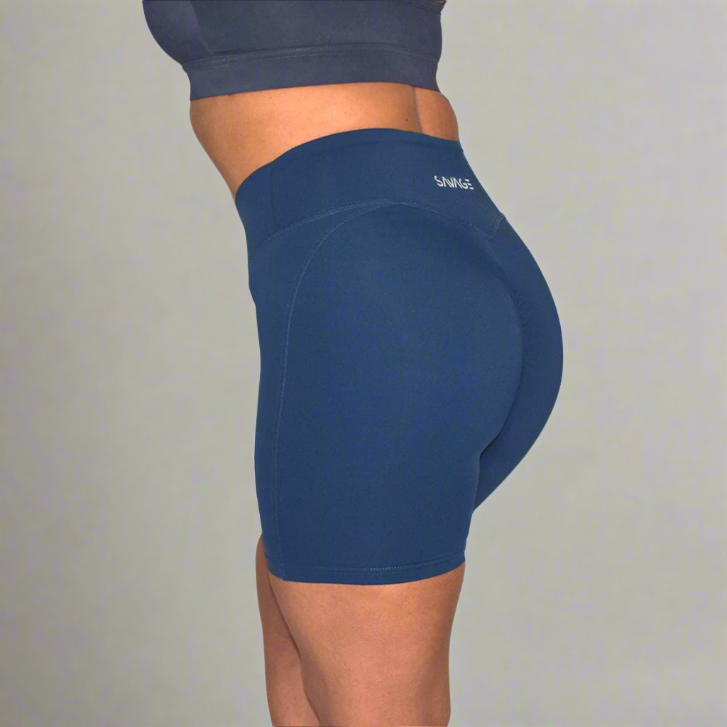 Scrunch Bike Shorts Navy