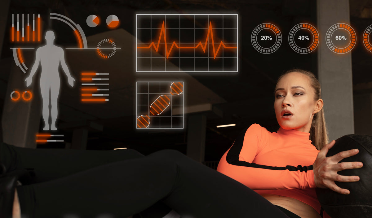 digital support with training and gym workout