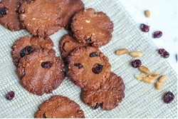 Peanut Butter & Cranberry Cookies