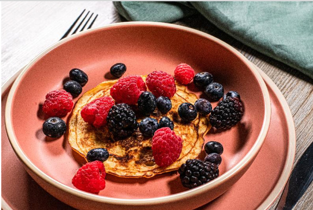 Protein Pancakes! So light and fluffy, you'd never know they were healthy!
