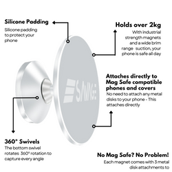 360º Mag Safe Magnetic Phone Holder