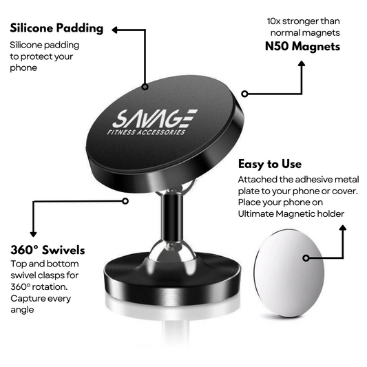 360º Swivel Magnetic Phone Holder - Sticks Anywhere!