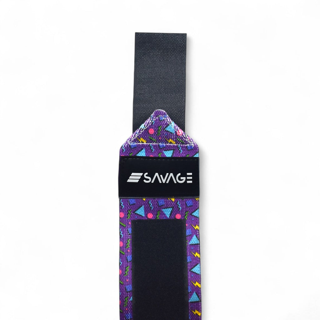 Wrist Wraps - 90s Throwback Purple