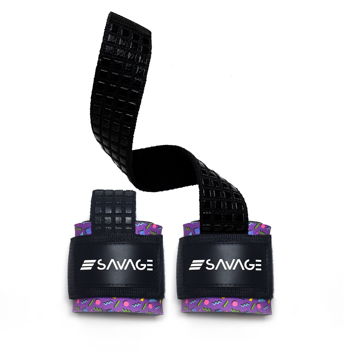 90s Throwback Lifting Straps 2pk - Yellow & Purple