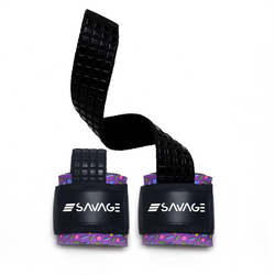 90s Throwback Lifting Straps 2pk - Yellow & Purple