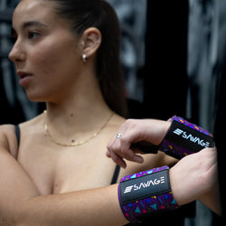 Wrist Wraps - 90s Throwback Purple