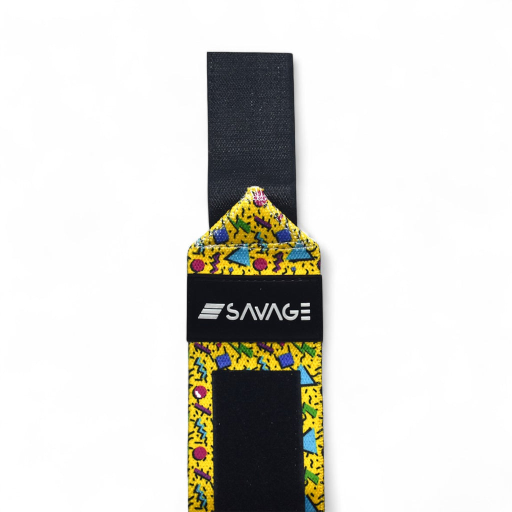 Wrist Wraps - 90s Throwback Yellow