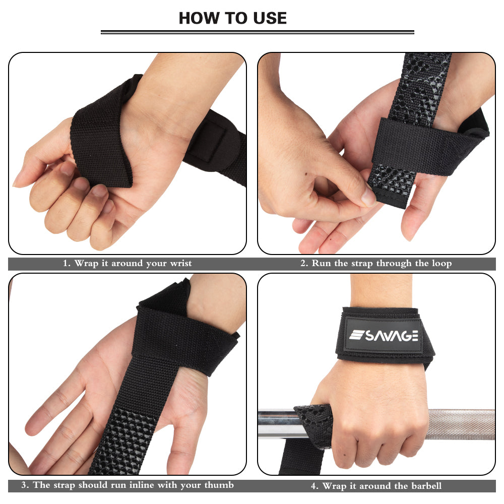 Lifting Straps - Black