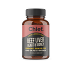 Organic Beef Liver, Heart & Kidney Immunity Boost (120 Capsules)