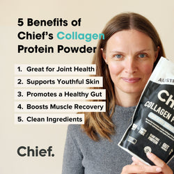 Grass-fed Collagen Protein Powder - Creamy Vanilla (30 serves)