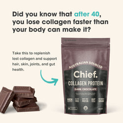 Grass-fed Collagen Protein Powder - Dark Chocolate