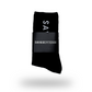 Socks - Black Crew Long Logo