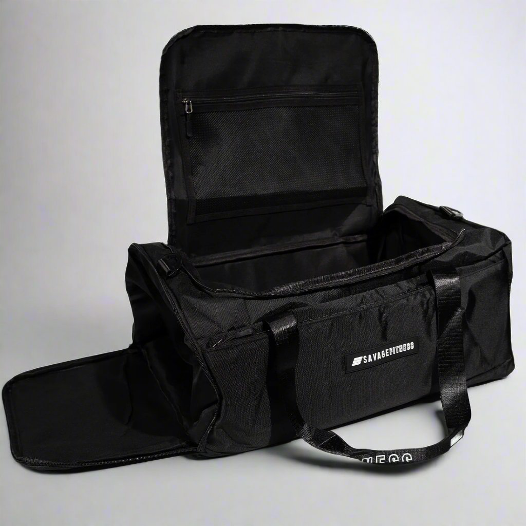 Duffle Gym Bag - Black