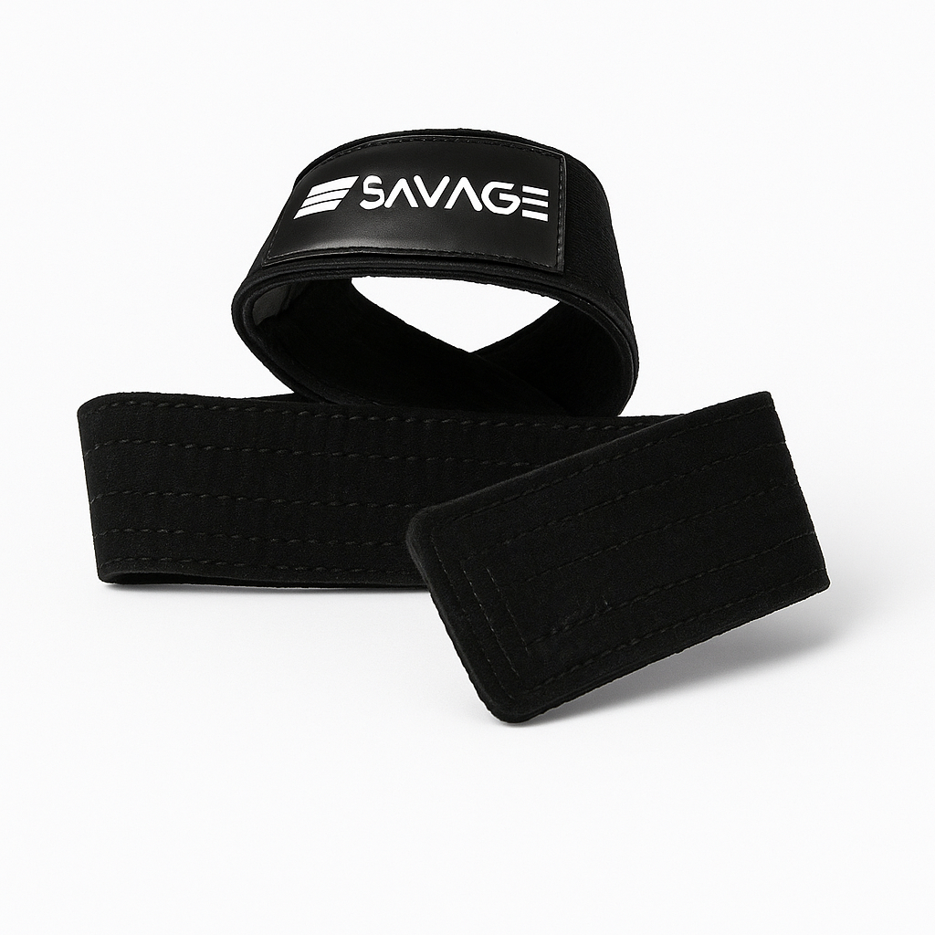 Apex Lifting Straps - All Black Leather