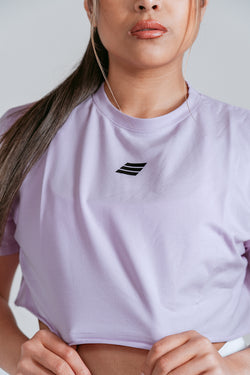 Women's Crop Tee - Mauve