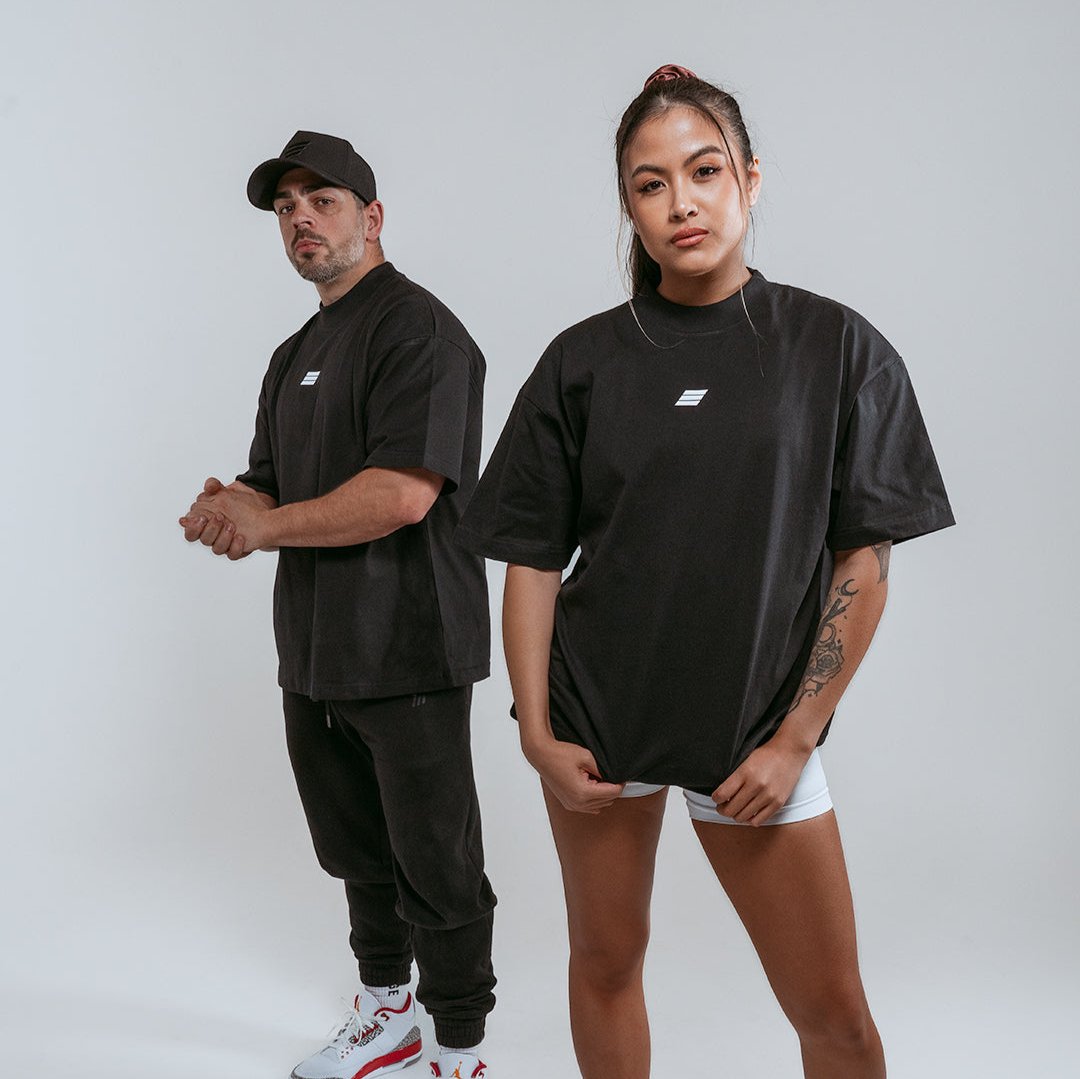 Savage Icon Oversized Tee – Black