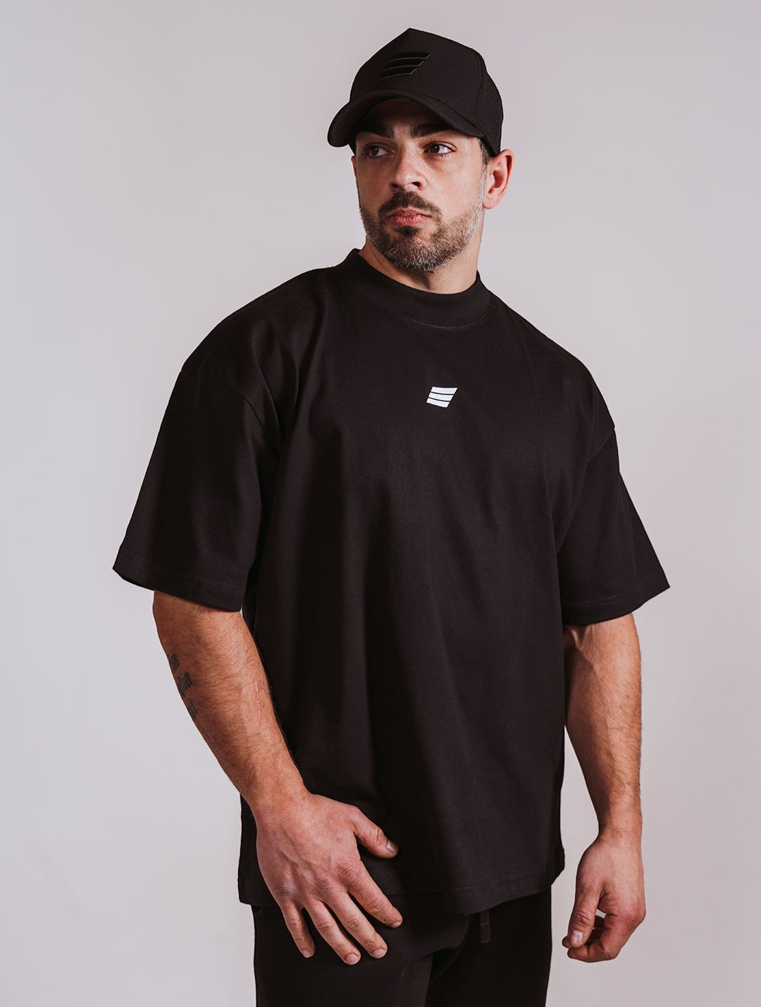 Savage Icon Oversized Tee – Black
