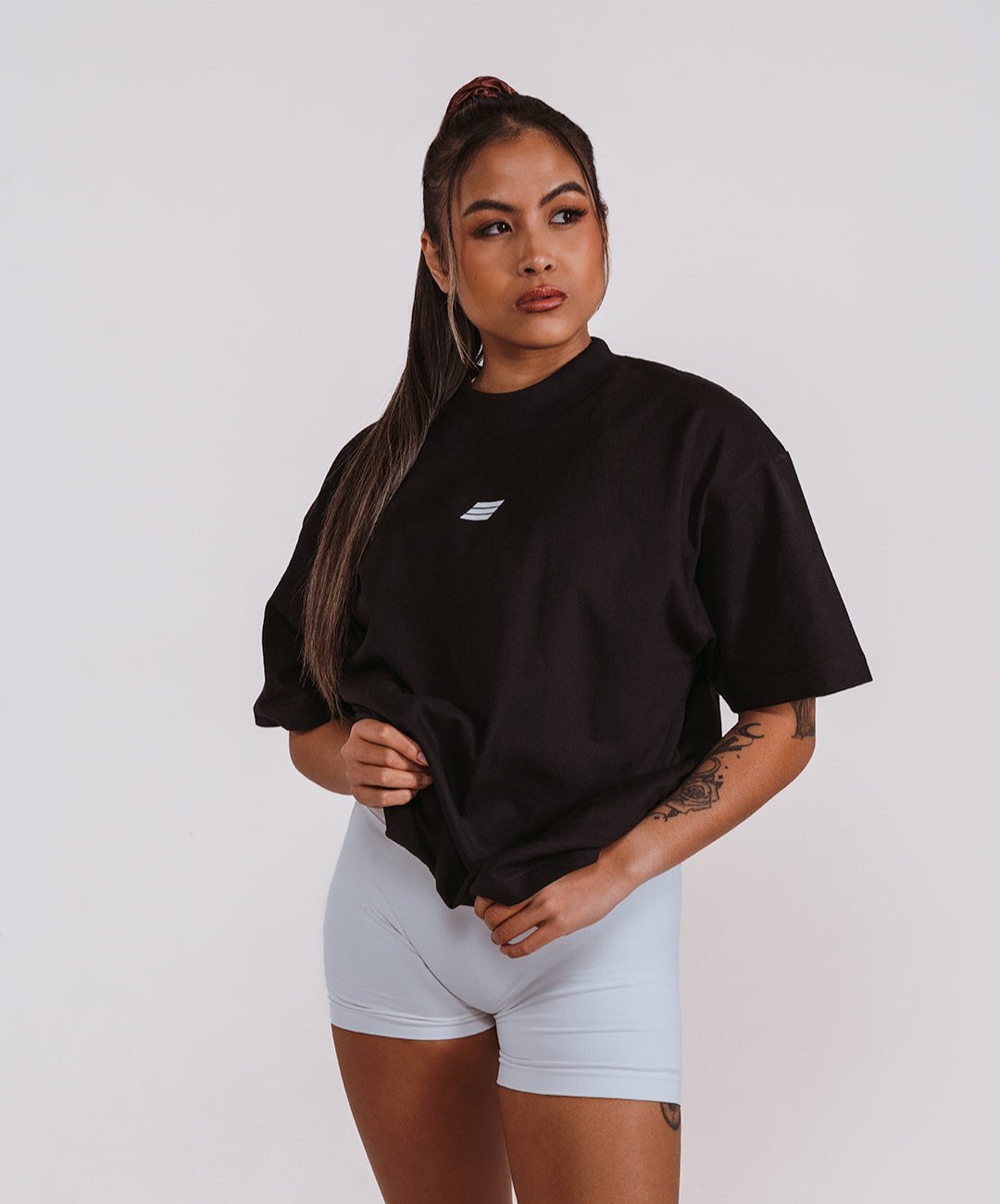 Savage Icon Oversized Tee – Black