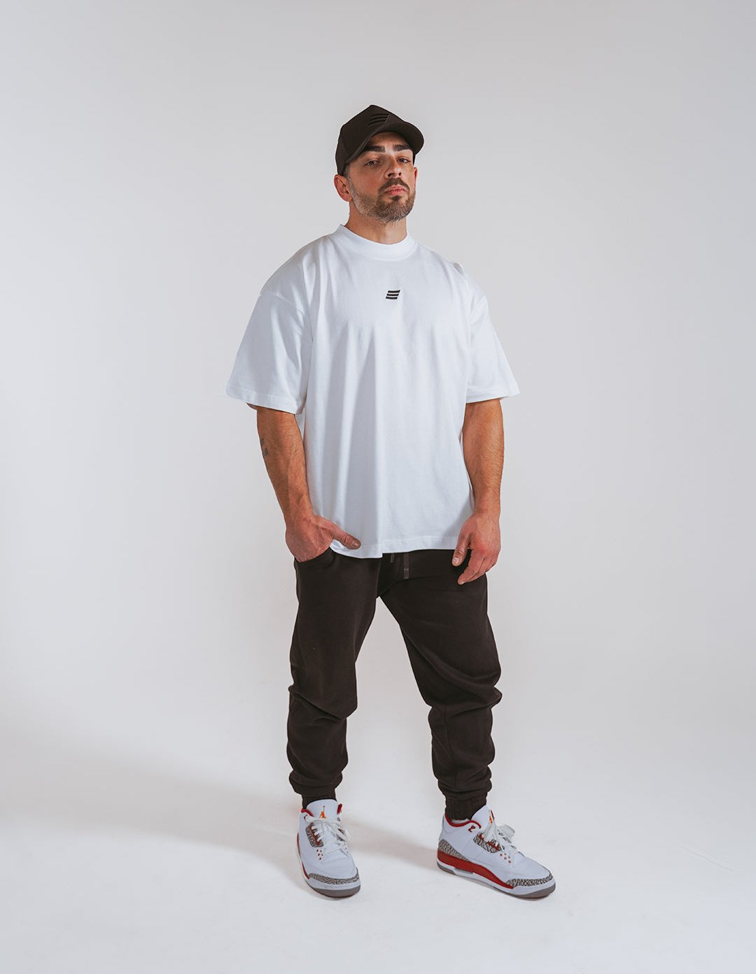 Savage Icon Oversized Tee – White