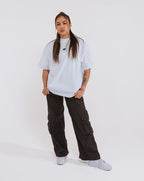 Savage Icon Oversized Tee – White