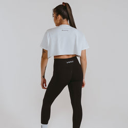 Women's Crop Tee - White