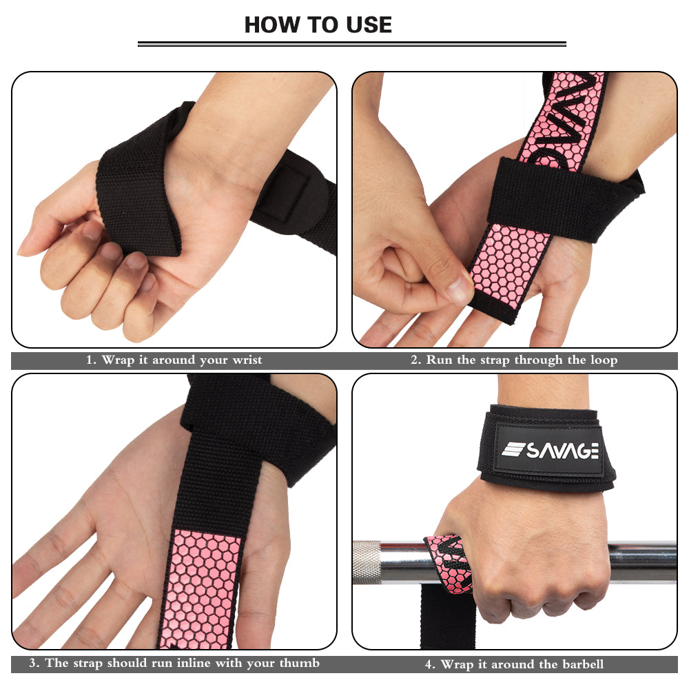 Lifting Straps - Pink