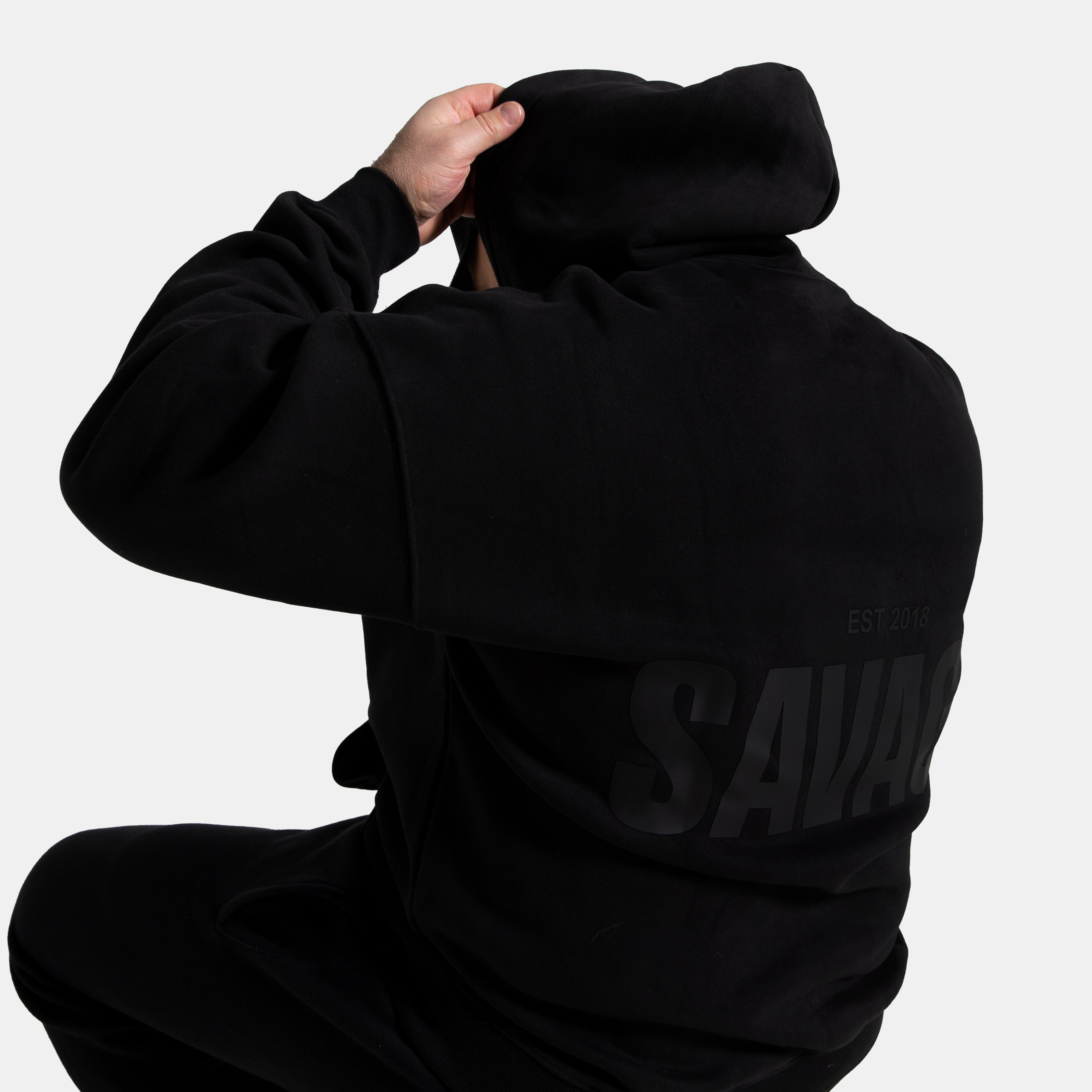 Savage Core Oversized Hoodie - Black - Pre Order