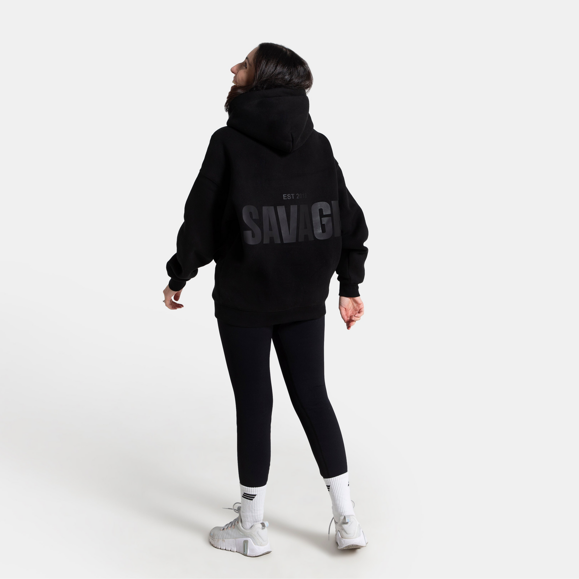 Savage Core Oversized Hoodie - Black - Pre Order