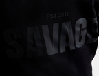 Savage Core Oversized Hoodie - Black