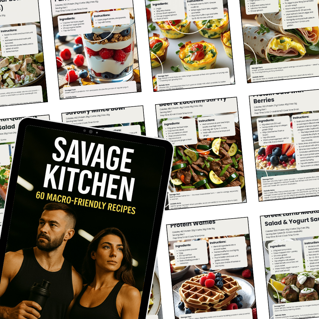 Savage Kitchen - 60 Macro Friendly Recipes