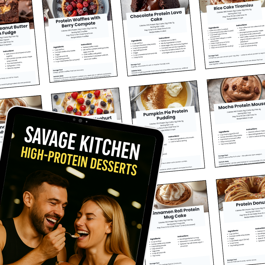 Savage Kitchen - 25 High Protein Desserts