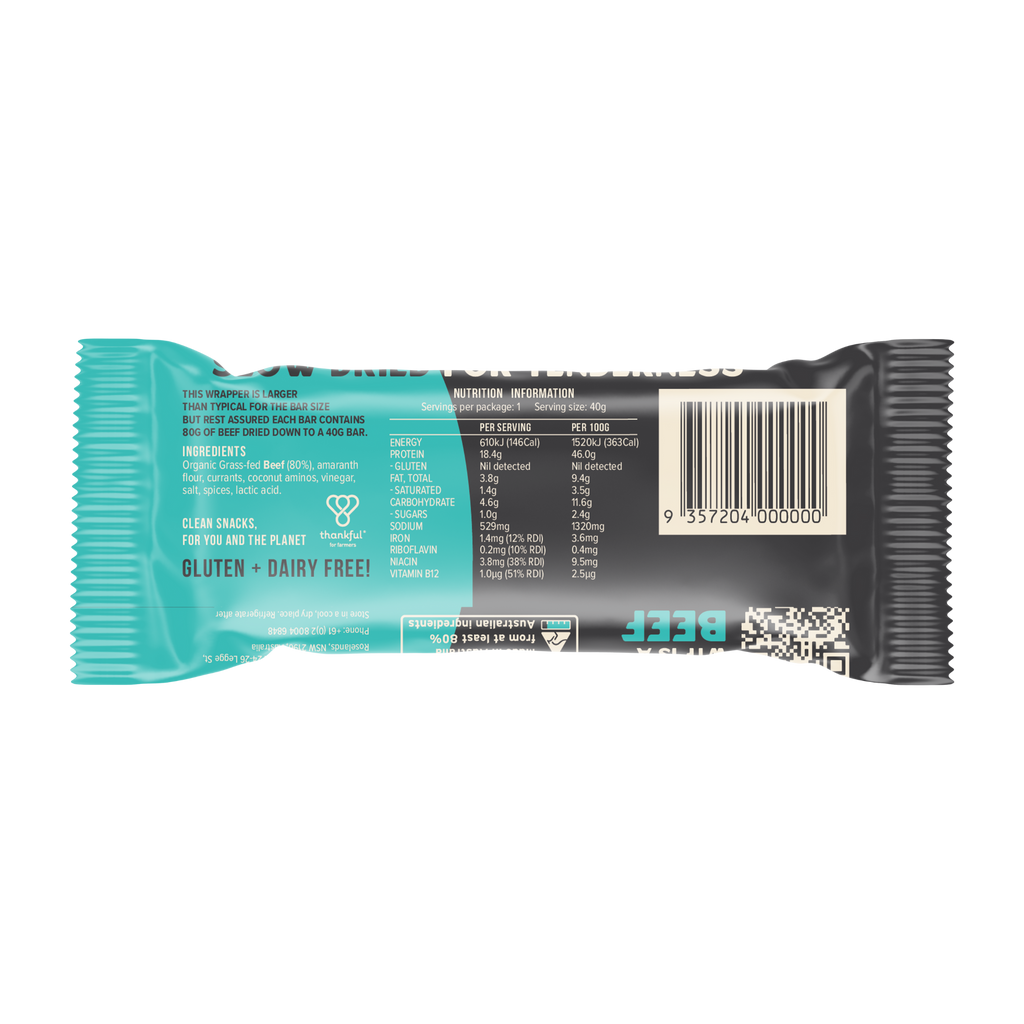 Organic Beef Bars - Traditional