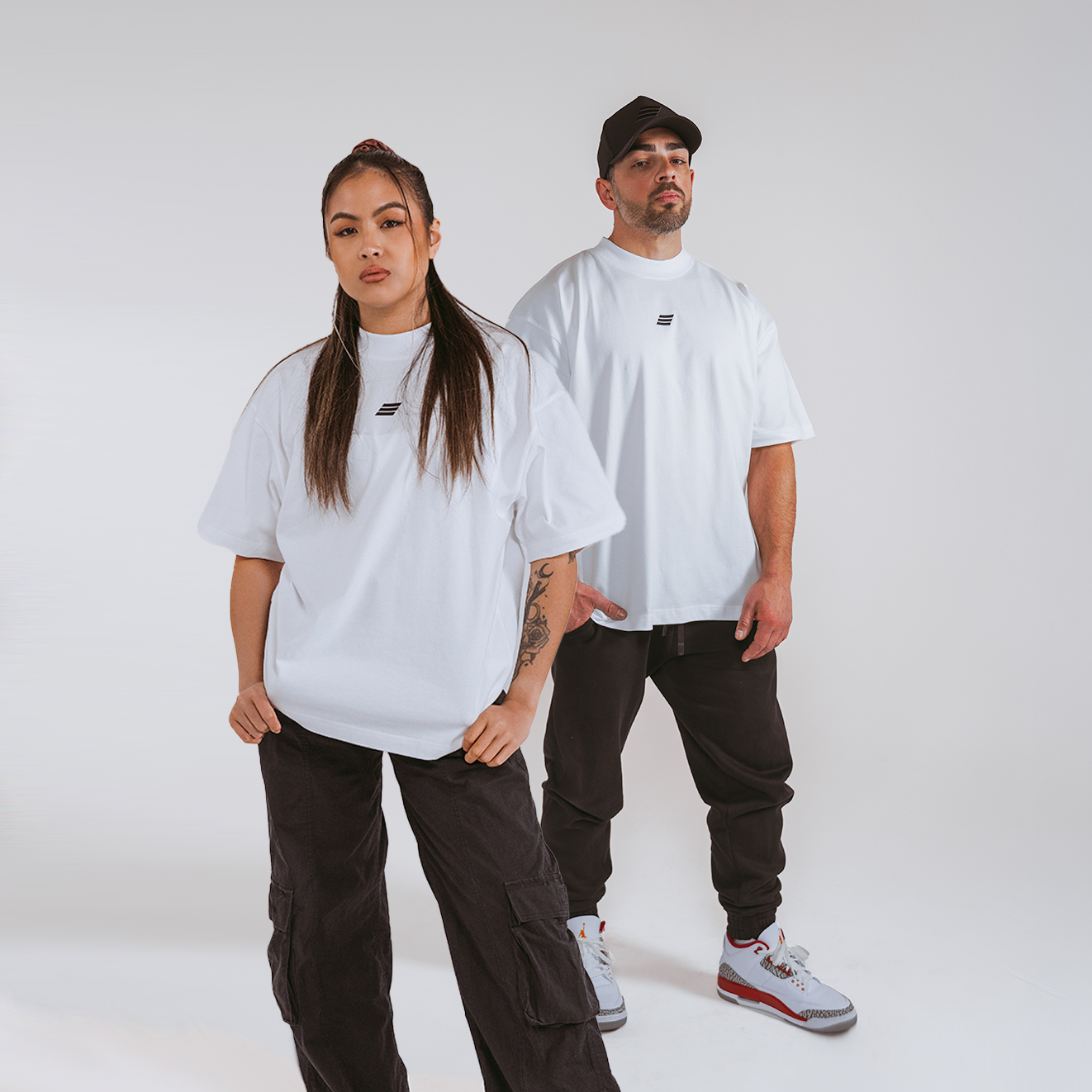 Unisex Oversized Tee - White