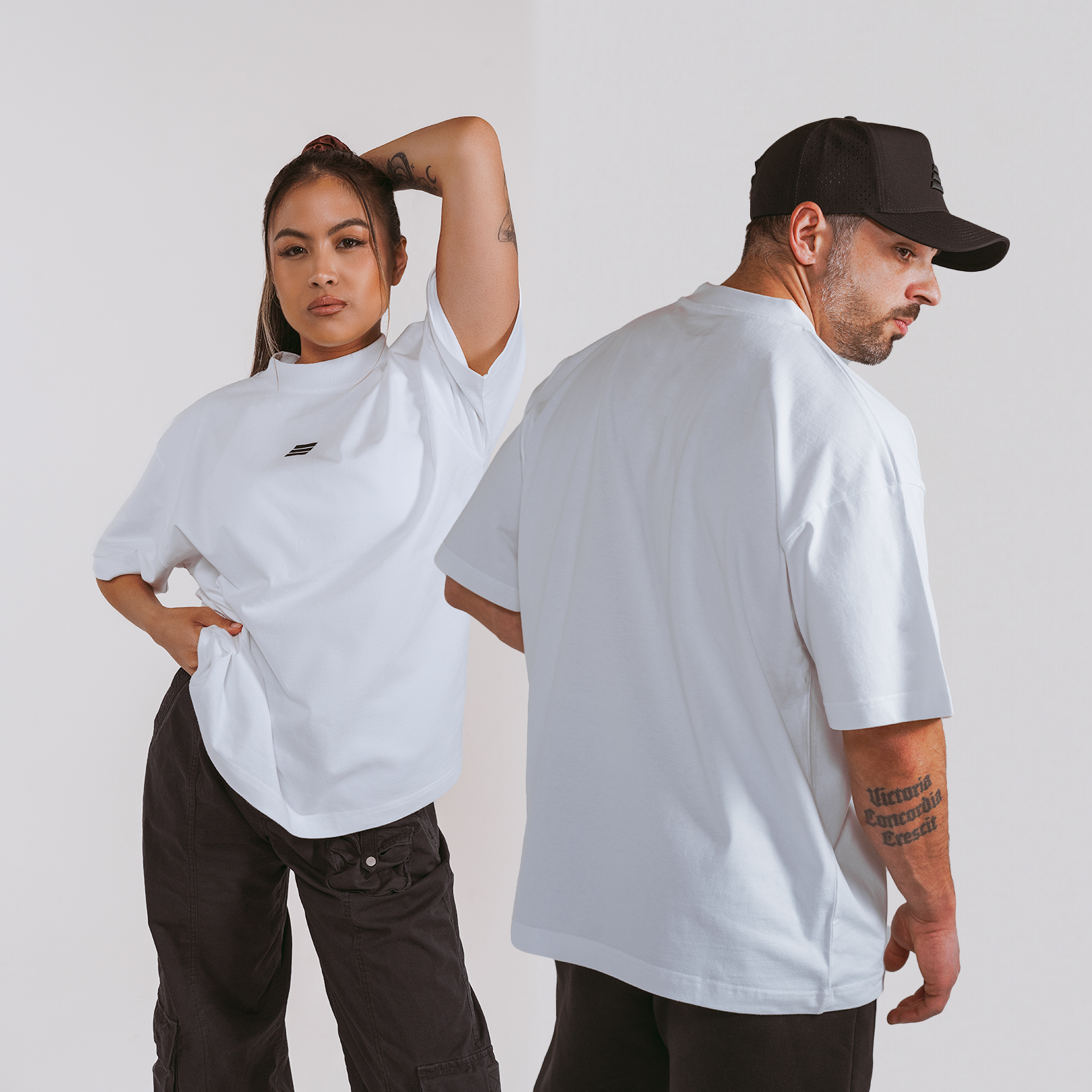 Unisex Oversized Tee - White