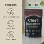 Grass-fed Collagen Protein Powder - Dark Chocolate