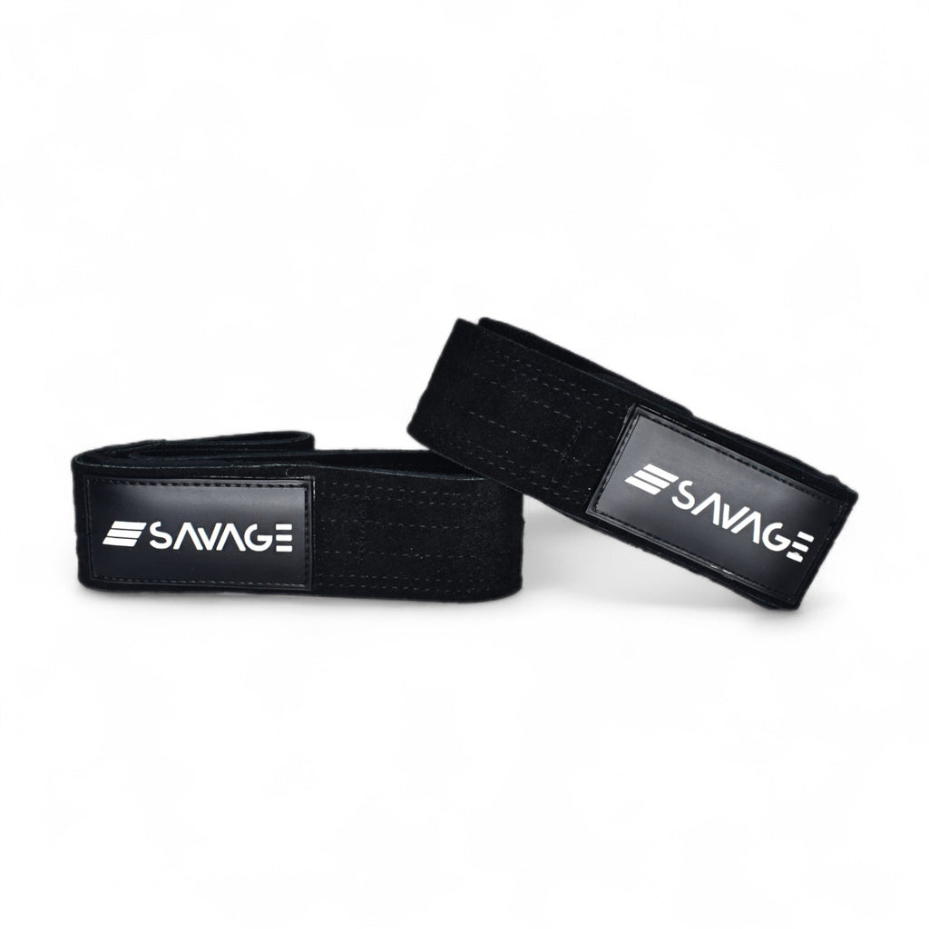 Apex Lifting Straps - All Black Leather