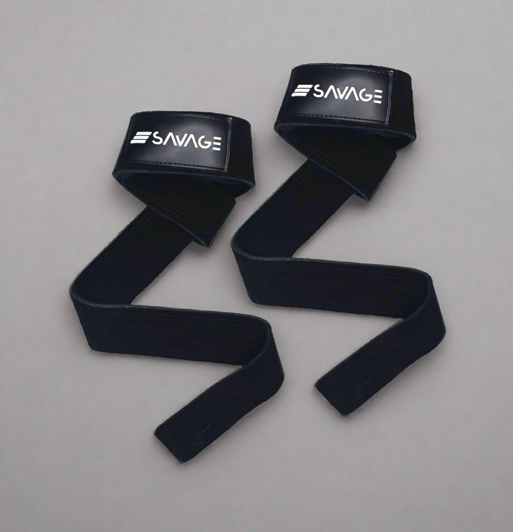 Apex Lifting Straps - All Black Leather