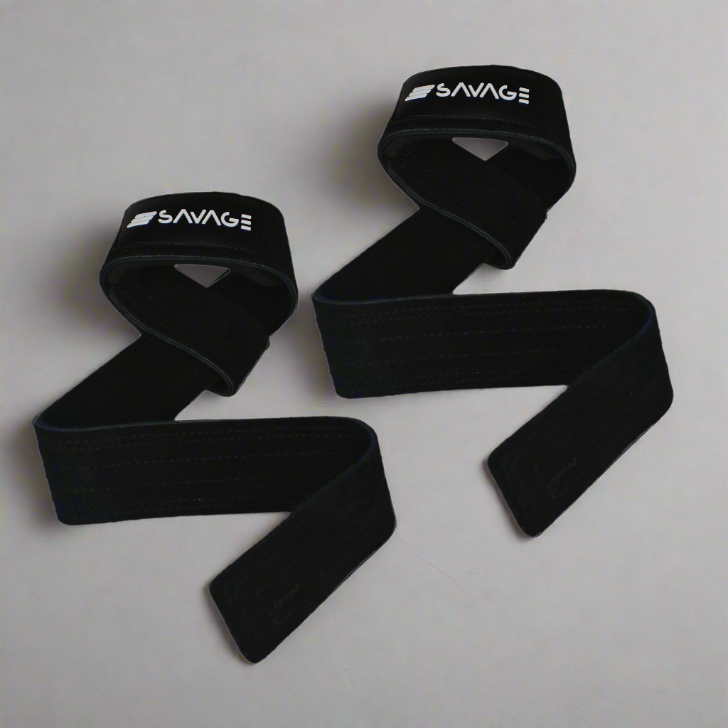 Apex Lifting Straps - All Black Leather