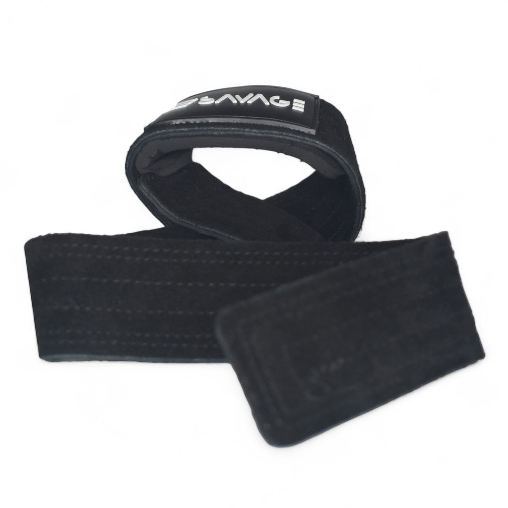 Apex Lifting Straps - All Black Leather
