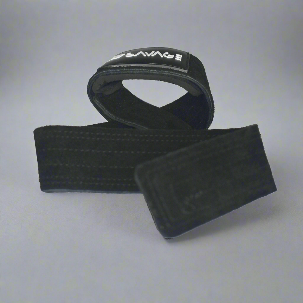 Apex Lifting Straps - All Black Leather
