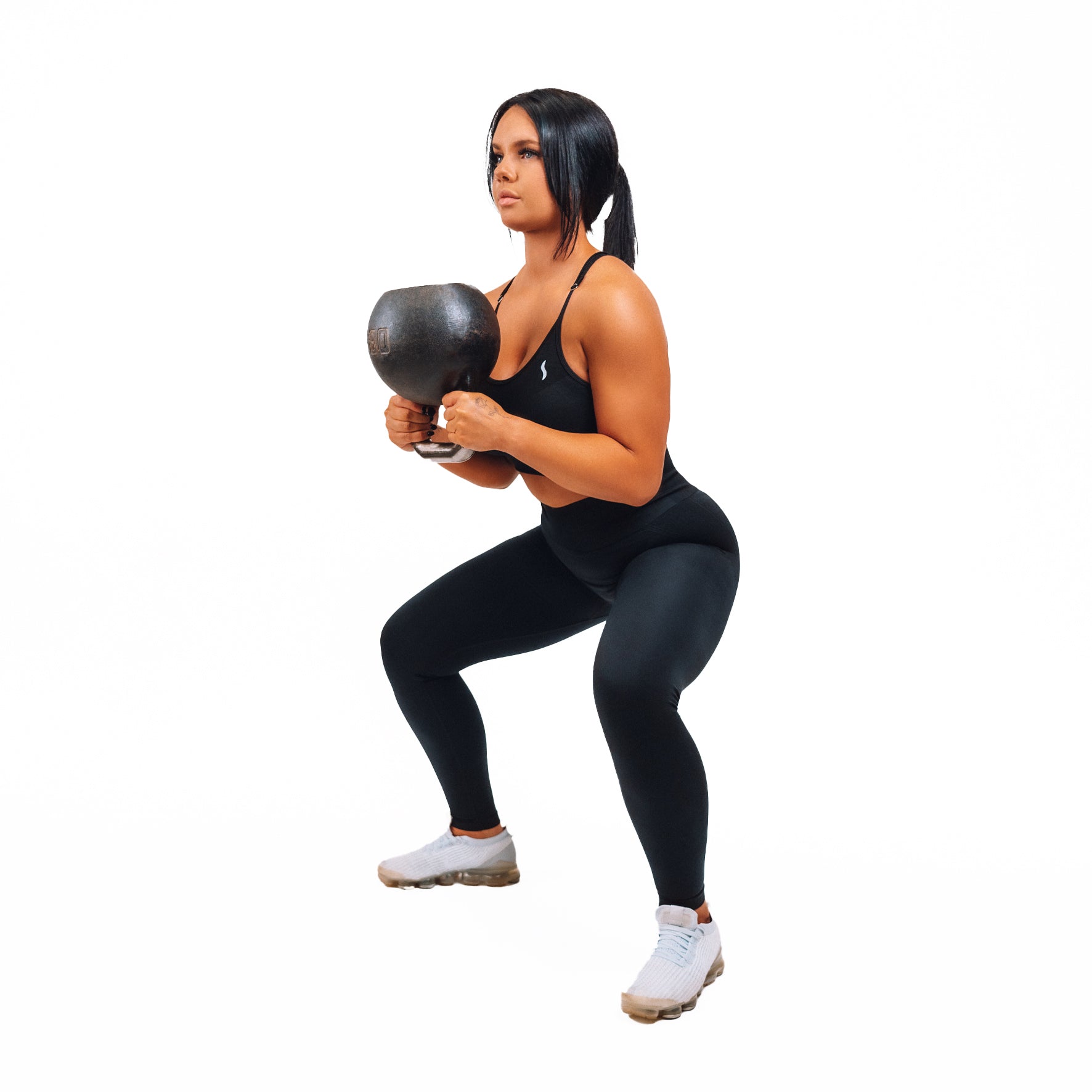 Sculpt Black Crop