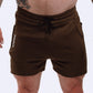Men's Crew Shorts - Brown