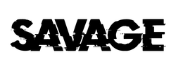Savage Distressed Logo Vinyl Sticker